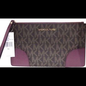 Michael Kors Hattie Large ZIP clutch